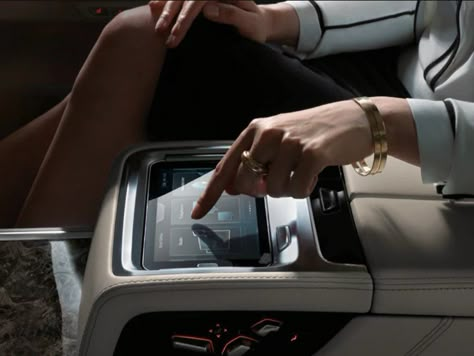 A removable touch-screen tablet gives you control over the car's interior features, from temperature and seat position to GPS and the 16 surround-sound speakers made by Bowers & Wilkins. Car People, Bowers Wilkins, Bmw 7, Porsche Panamera, Tesla Model S, Sedans, In Car, Tesla Model, In The Car