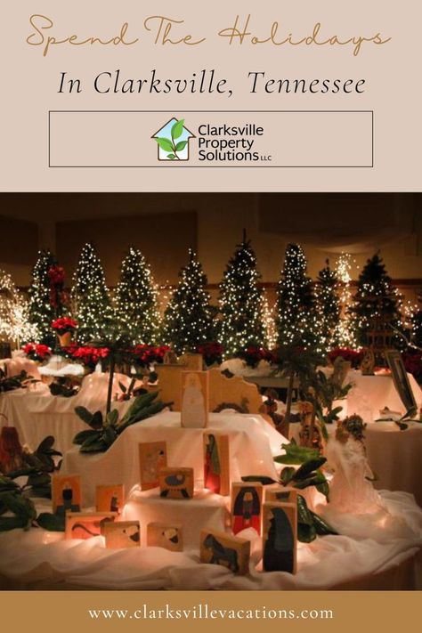 Spend your Christmas with these special celebrations of the season in Clarksville, Tennessee. These events will fill the state with holiday cheer. Please use this link or click the link above: https://www.clarksvillevacations.com/2022/11/25/spend-the-holidays-in-clarksville-tennessee/ Clarksville Tennessee Christmas, Tennessee Christmas, Clarksville Tennessee, Clarksville Tn, December 1st, Holiday Cheer, Tennessee, Holidays, Things To Sell