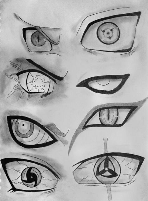 Anime Sketch Naruto, Sketch Naruto, Sharingan Eyes, Naruto Eyes, How To Draw Anime Eyes, Manga Eyes, Naruto Sketch Drawing, Naruto Tattoo, Eye Drawing Tutorials