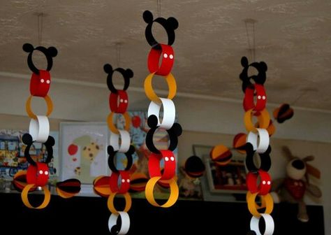 Mickey mouse party Mickey Mouse Classroom, Disney Themed Classroom, Mickey Mouse Themed Birthday Party, Mickey Mouse Decorations, Mickey Theme, Mickey Mouse 1st Birthday, Party Decoration Ideas, Disney Classroom, Mickey Birthday Party