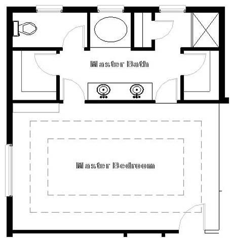 Master Bedroom Plans and Ideas | So this gives you an idea of how my room lays out. The sky is the ... Master Suite Floor Plans, Master Suite Layout, Master Suite Floor Plan, Master Suite Remodel, Master Suite Addition, Bedroom Addition, Casa Clean, Bathroom Addition, Bathroom Plans