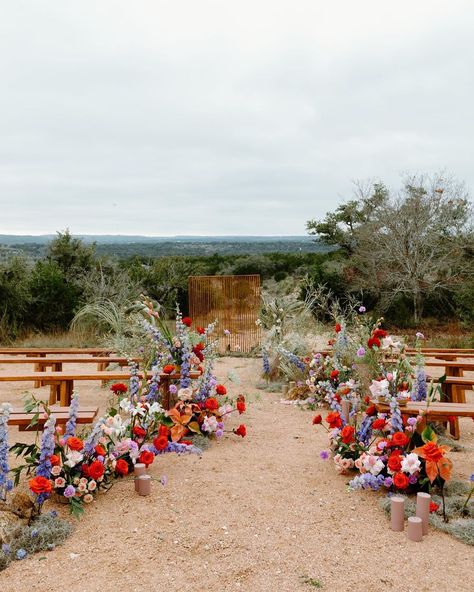 Bird Dog Wedding (@birddogwedding) • Instagram photos and videos Modern Wedding Florals, Texas Hill Country Wedding Venues, Texas Cactus, Wildflower Wedding Theme, Hill Country Wedding Venues, Texas Hill Country Wedding, Phone Photo, Yard Wedding, Country Theme Wedding