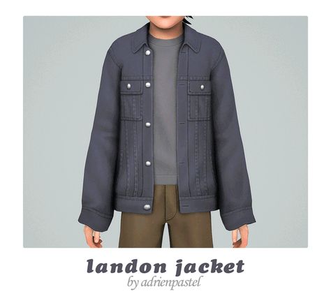 📑 Landon Jacket | Patreon Boy Sims 4 Cc Clothes, Sims 4 Kids Cc, Best Sims 4 Cc, Cc Clothing, Cc Packs, Clothes Cc, Sims 4 Cc Kids Clothing, Sims 4 Cc Shoes, Sims 4 Children