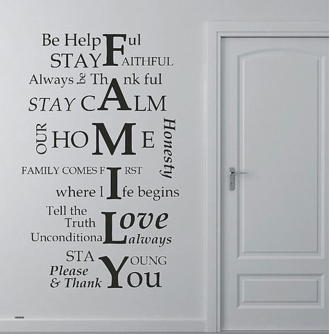 Diy Art Room, Family Inspirational Quotes, Family House Rules, Diy Art Decor, Family Wall Quotes, Rules Quotes, Decor Mural, Family Wall Decor, Teacher Signs