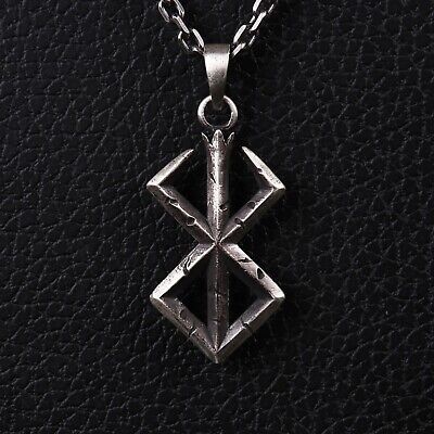 Top Rated 4cm 925 Sterling Silver Berserk Sacrifice Necklace Brand of Sacrifice Pendant, Fashion Jewelry Berserk Clothes, Berserk Necklace, Berserk Brand, Eric Aesthetic, Brand Of Sacrifice, Satanic Cross, Mens Necklace Pendant, Symbol Necklace, Mens Silver Necklace