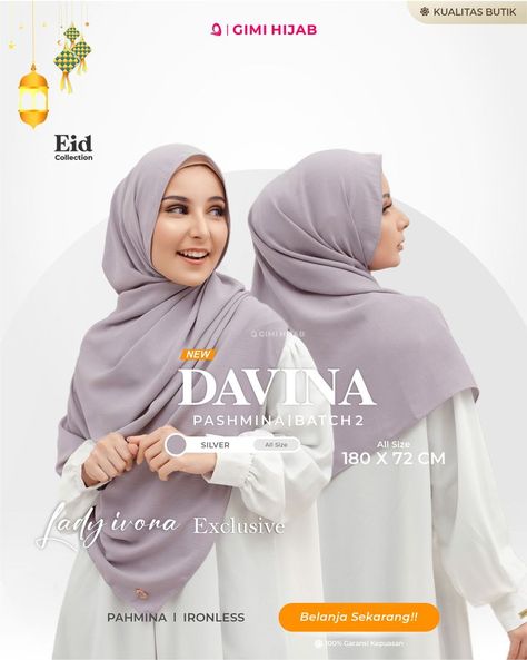 Hijab dengan berbagai pilihan warna yang beragam dan pastinya tidak menerawang 🥰 Hijab Designs, Hijab Collection, Fashion Muslim, Fashion Graphic Design, Social Media Design Inspiration, Hijab Fashion Inspiration, Human Poses, Eid Collection, Fashion Poster