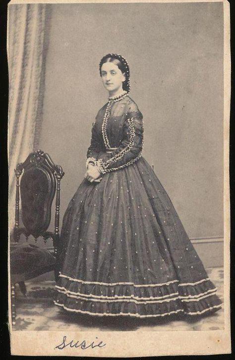 1800s Women, Victorian Era Dresses, 1860s Dresses, Sheer Clothing, Victorian Photography, 1860 Fashion, 19th Century Clothing, Sheer Gown, Victorian Costume