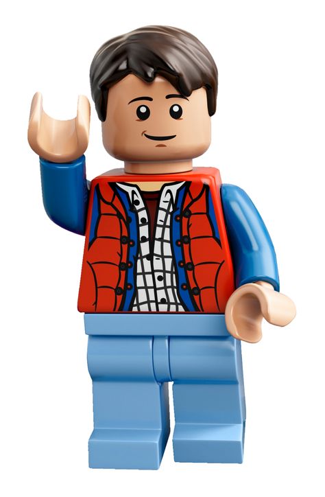 Back To The Future Marty, Lego Figurine, Monster High Boys, Batman Stuff, Lego People, Lego Dimensions, Tousled Hair, Lego Minifigs, Lego Characters