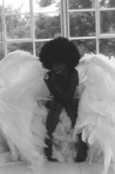 Black Angel, Angel, Internet, Tumblr, White, Black, Art