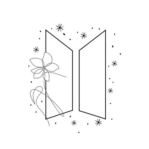 Bts Logo Tattoo, Bts Embroidery, Bts Tattoo, Diy Bts, Bts Tattoos, Bts Things, Bts Song Lyrics, Bts Merch, Bts Yoongi