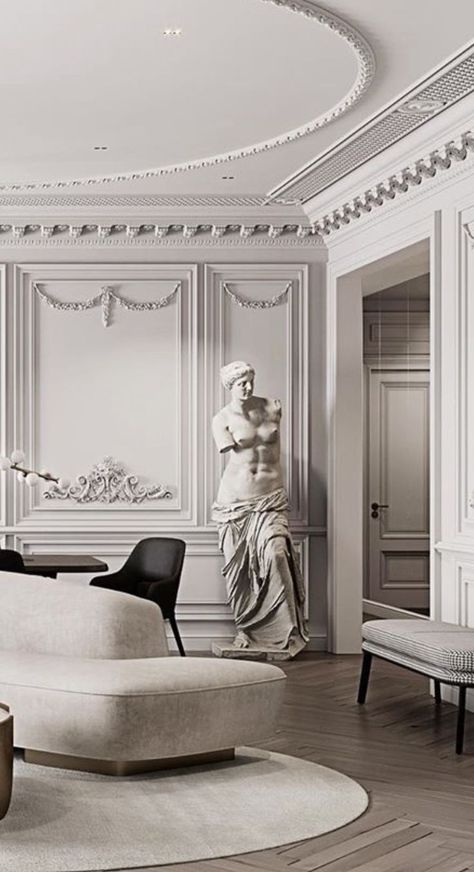 Art Gallery Interior Design, Parisian Chic Interior, Gallery Interior Design, Art Deco Style Interior, Victorian Interior Design, Interior Design History, Gallery Interior, Parisian Interior, Classroom Wall Decor