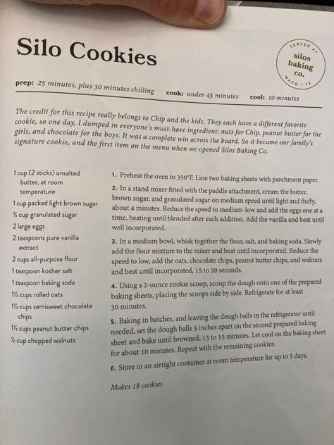 Magnolia Cookie Recipe, Magnolia Bakery Copycat Recipes, Magnolia Table Desserts, Magnolia Cookies Joanna Gaines, Magnolia Joanna Gaines Recipes, Magnolia Table Volume 3 Recipes, Krumkake Filling, Magnolia Cookies, Silo Cookies