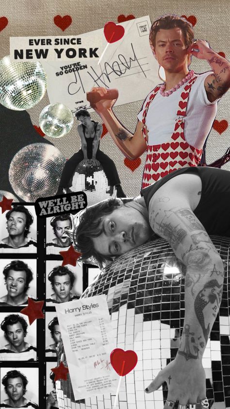 Harry Styles Disco Ball, We'll Be Alright Harry Styles, Ip Wallpaper, Harry Wallpaper, Ips Wallpapers, Aesthetic Harry Styles, Style Lyrics, Ball Aesthetic, We'll Be Alright