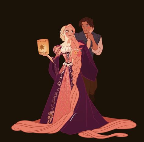 Rapunzel Art, Princesas Disney Anime, Disney Character Art, Rapunzel And Eugene, Disney Princess Fan Art, Tangled Rapunzel, Disney Rapunzel, Disney Artwork, Pin Design