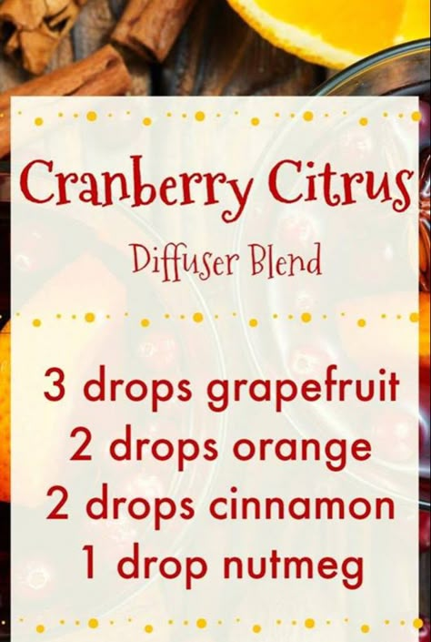 Cranberry  Citrus  #grapefruit  #orange  #cinnamon   #nutmeg   #citrus  #fall Holiday Diffuser Blends, Nutmeg Essential Oil, Essential Oil Diffuser Blends Recipes, Young Living Essential Oils Recipes, Essential Oils Guide, Essential Oil Diffuser Recipes, Oil Diffuser Recipes, Essential Oil Mixes, Essential Oil Blends Recipes