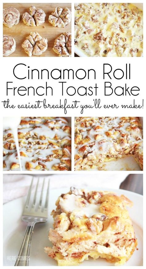 Stuff To Bake Easy, Cinnamon Roll French Toast Bake, Cinnamon Roll French, Cinnamon Roll French Toast, Bake Easy, Cinnamon French Toast, General Mills, French Toast Bake, Christmas Brunch