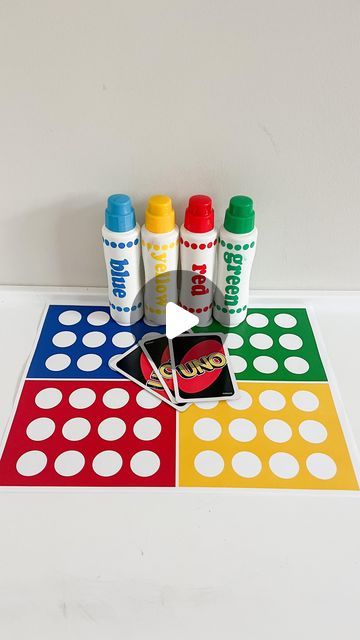 Lindsey BenGera | Sprinkle in Learning® on Instagram: "Uno Dot Paint 🎨 Grab your dot paints (you can also use crayons, markers or paint) and @uno cards. Great for learners working on color recognition, number recognition and counting. 

🔗 Comment “UNO” for free printable link. 🔗 

#sprinkleinlearning #uno #unogame #unocards #preschool #counting #colors #learningcolors #learntocount #learningtocount #learningthroughplay #learnthroughplay #learningtogether #homeschoolmom #homeschoolideas #preschoolideas #count #colorgame #activities #activity #simpleactivities #activitiesforkids #activitiesfortoddlers #activitiesforchildren #toddleractivities #toddleractivity #toddleractivitiesathome #toddleractivityidea" Rote Counting Activities Preschool, Rote Counting Activities, Rote Counting, Counting Activities Preschool, Preschool Counting, Uno Cards, Preschool Colors, Preschool Fine Motor, Numbers Preschool