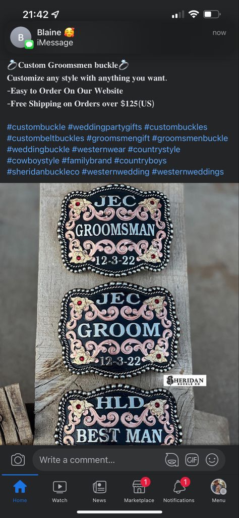 Western Groomsmen Proposal, Western Groomsmen Gifts, Cowboy Groomsmen, Western Groomsmen, Western Wedding Groomsmen, Ranch Party, Custom Belt Buckles, Family Brand, Groomsmen Proposal