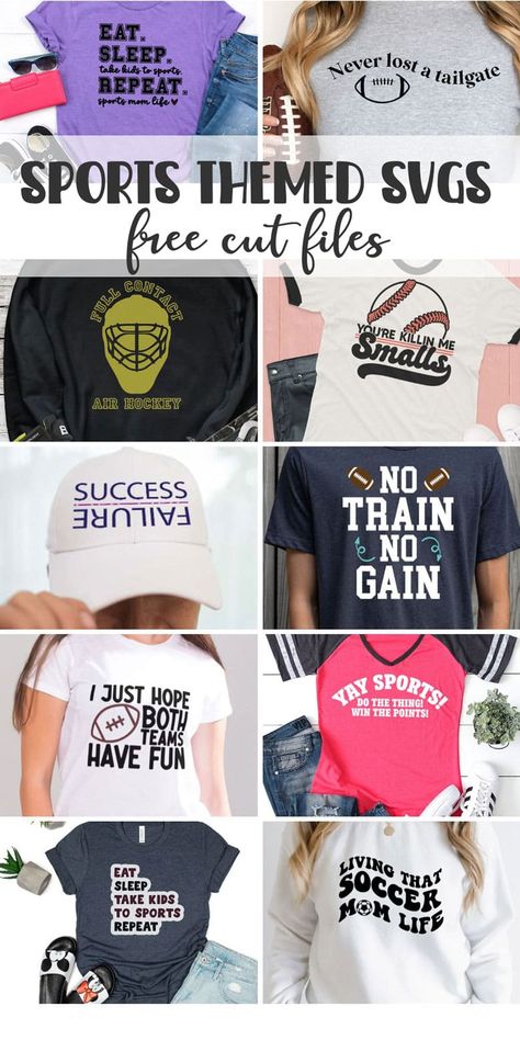 Free Sports Fonts, Cricut Vinyl Projects, List Of Sports, Heat Transfer Vinyl Projects, Sports Fonts, Vinyl Svg, Quote Svg Files, Diy Shirts, Football Highlight