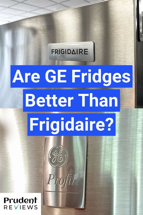 GE vs. Frigidaire Refrigerators: An In-Depth Comparison Frigidaire Professional Refrigerator, Frigidaire Professional, Frigidaire Gallery, Ge Refrigerator, Frigidaire Refrigerator, Ge Appliances, Appliance Repair, Ice Maker, Product Reviews