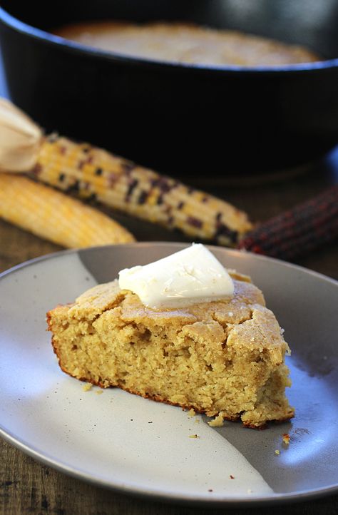 Discover What’s Sure To Be Your New Favorite Cornbread — Made with Masa Harina Cornbread With Masa, Masa Harina Cornbread, Corn Bread Bake, Greek Lemon Chicken, Dried Corn, Flaky Salt, Tv Food, Corn Bread Recipe, Delicious Snacks Recipes