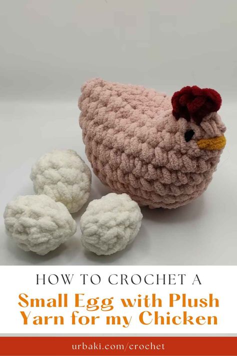 Following the popular "How to Crochet Chicken" video, Hobbi CROCHET responded to requests with a fantastic tutorial on "How to Crochet an Egg." Imagine the joy of creating a whole family of large and small chickens, accompanied by a plethora of charming eggs. It's not just crafting; it's a fun and easy free crochet pattern that promises hours of creative delight. 🧶 Whether you're a beginner or an advanced beginner, Hobbi CROCHET has you covered. Dive into the world of crochet... Egg Crochet Pattern Free, Mabel Chicken, Fluffy Chicken, Bernat Yarn, Chicken Pattern, Crochet Plushie, Plush Yarn, Crochet Chicken, Small Chicken