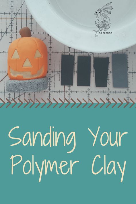 How to sand your baked polymer clay - JSThreads How To Sand Polymer Clay Earrings, Sanding Polymer Clay, Sanding Polymer Clay Earrings, Storing Polymer Clay, Sculpting Inspiration, Baking Polymer Clay, Clay Techniques, Art Hacks, Clay Works