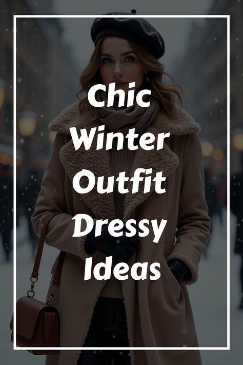 Chic Winter Outfit Dressy Ideas Winter Outfit Dressy Classy, Dinner Out Winter Outfit, Daytime Party Outfit Winter, Winter Party Outfit Night Cold Classy, Winter Fashion Outfits Dressy Fashionista Trends, Classy Dinner Outfits For Women Winter, Winter Lunch Outfit Classy, Lunch Outfit Ideas Classy Chic Winter, Winter Lunch Outfit Ideas