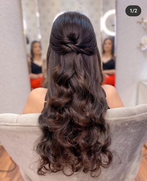 Bridesmaid Hairstyle, Cute Prom Hairstyles, Hair Styels, Formal Hairstyles For Long Hair, Simple Prom Hair, Bridesmaid Hair Makeup, Quince Hairstyles, Graduation Hairstyles, Hairstyles For Layered Hair