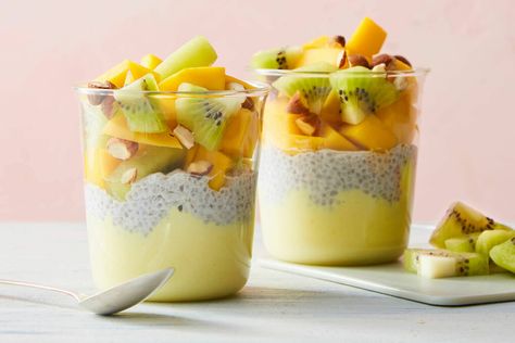 What's On The Menu This Week?｜Marley Spoon Chia Pudding Parfait, Golden Kiwi, Marley Spoon Recipes, Mango Chia Pudding, Pudding Parfait, Coconut Chia Pudding, Mango Tango, Marley Spoon, Mango Pudding