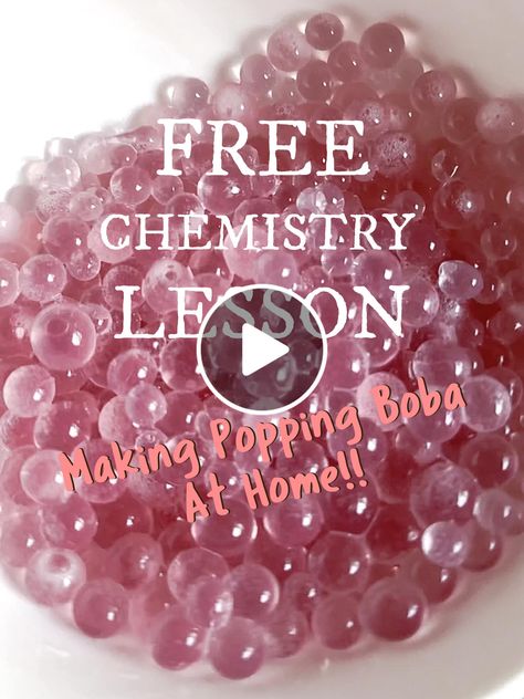 Lemon8 · How to make popping boba at home · @Maison Elisée How To Make Popping Boba Without Sodium Alginate, How To Make Popping Boba, Popping Boba Recipe, Sea Salt Cleanse, Boba At Home, Salt Cleanse, Sodium Alginate, Popping Boba, Potions Recipes