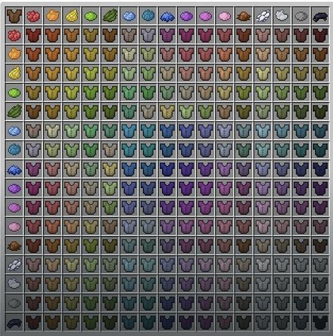 How To Shade Minecraft Clothes, Minecraft Potion Chart, How To Dye Leather Armor In Minecraft, Minecraft Leather Armor Dye, Minecraft Dye Chart, Minecraft Color Schemes, Minecraft House Color Palette, Minecraft Potions Recipes, Minecraft Potion House