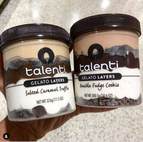 Talenti Gelato, Gelato Flavors, Caramel Truffle, Vanilla Fudge, Dessert In A Jar, Dessert Packaging, Fudge Sauce, New Flavour, New Line