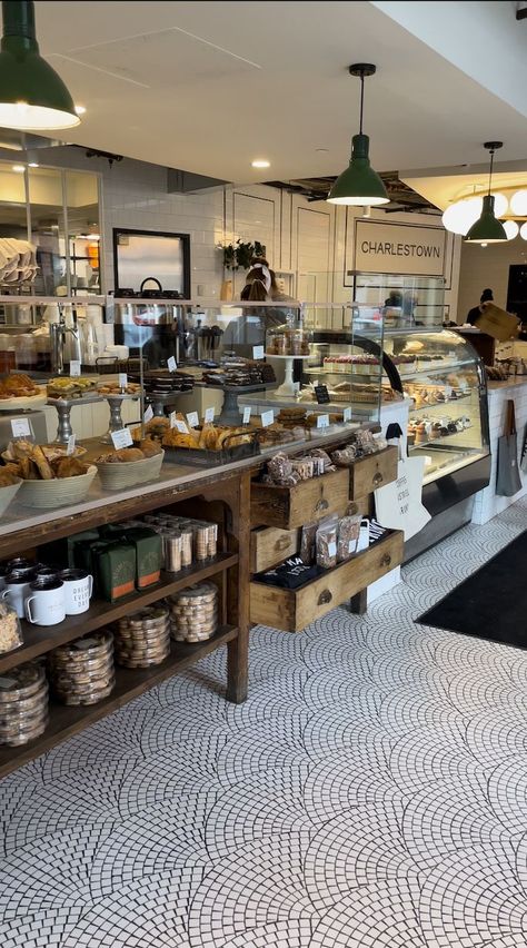 French Bakery Aesthetic Kitchen, Farmhouse Cafe Interior Design, Bakery Interior Vintage, Country Cafe Interior, Deli Design Ideas, Bakery Shop Design Vintage, Butchery Design Interiors, Farm Cafe Design, Country Coffee Shop