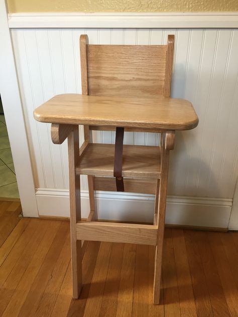 High chair Wood High Chairs, Cute Desk Chair, Wooden High Chairs, Comfortable Living Room Chairs, Polywood Adirondack Chairs, Adirondack Chair Plans, Comfortable Accent Chairs, Baby Chair, Folding Adirondack Chairs