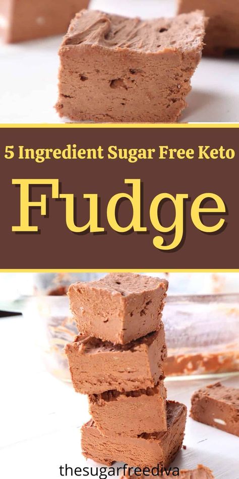 Low Carb Fudge, Sugar Free Fudge, Sugar Free Desserts Easy, Keto Fudge, Sugar Free Baking, Sugar Free Recipes Desserts, Sugar Free Treats, Sugar Free Sweets, Keto Candy