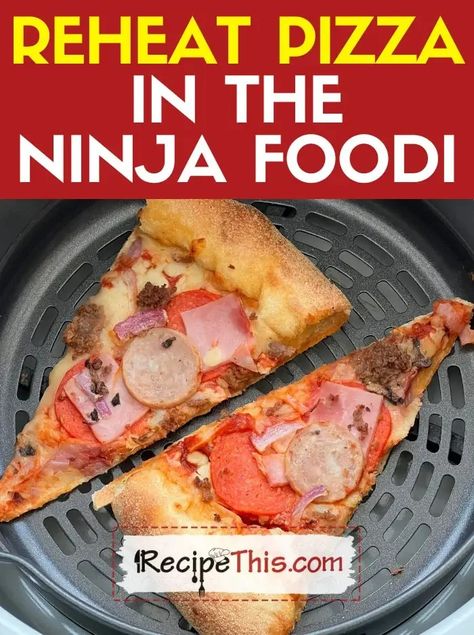 Reheat Pizza In Ninja Foodi Reheat French Fries, Pizza Sides, Boneless Chicken Wings, Reheat Pizza, Reheat Chicken, Leftover Pizza, Small Appetizers, Ninja Recipes, Savory Dinner