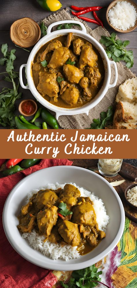 Authentic Jamaican Curry Chicken | Cheff Recipes Chicken Main Course, Chicken Roti, Goat Curry, Jamaican Curry Powder, Jamaican Chicken, Jamaican Curry Chicken, Cooking Curry, Jamaican Curry, Jamaican Cuisine