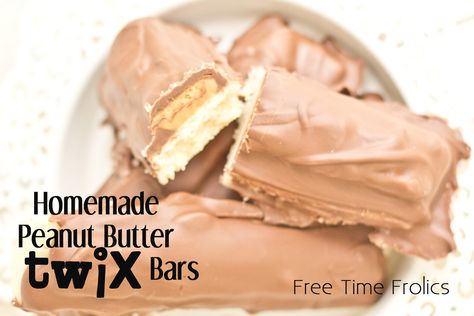 Homemade Peanut Butter Twix Bars, Peanut Butter Twix Bars, Twix Bars Recipe, Twix Recipe, Peanut Butter Twix, Twix Bars, Twix Bar, Peanut Butter Candy, Twix Cookies