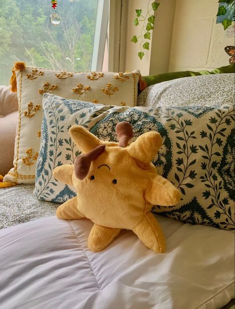 Kawaii Summer, Jellycat Stuffed Animals, Car Pillow, Beachy Room, Pillow Plush, Sun Yellow, Summer Sunshine, Dream Room Inspiration, Neck Pillow