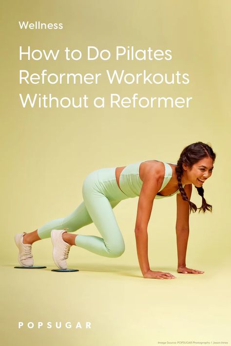 How to Do Reformer Pilates at Home Without a Reformer Pilates Workout Reformer, Home Pilates Studio, Pilates Benefits, Pilates At Home, Pilates Reformer Exercises, Pilates Exercises, Yoga Aesthetic, Reformer Pilates, Workouts At Home