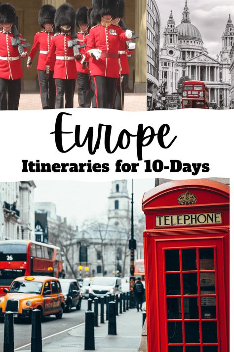 9 Europe Itineraries for 10-Days - Forever Traveling Europe Itinerary 10 Day, 10 Day European Itinerary, 10 Days In Europe, Europe In September, European Train, Train Trips, European Itineraries, Road Trip Europe, Europe Itineraries