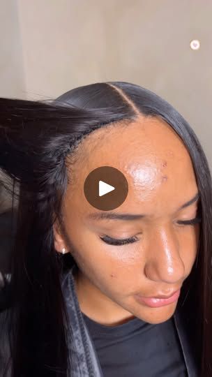 Sew In With Closure, Middle Part Closure, Middle Part Sew In, 50k Views, Middle Parts, Middle Part, Sew In, Use Me, Straight Wig