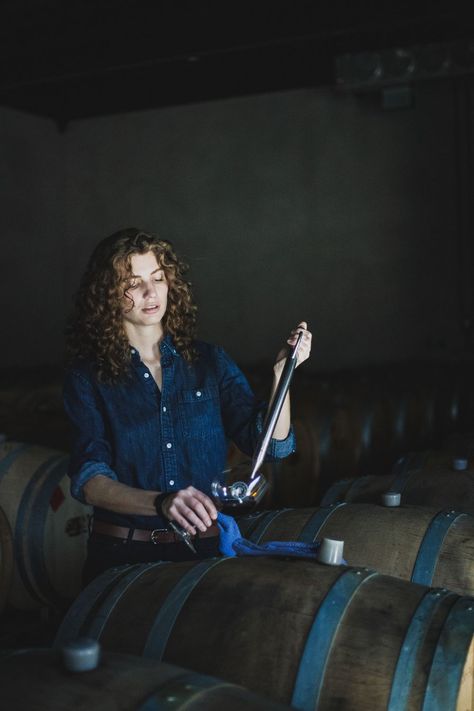 Winemaker Photography, Winemaker Portrait, Wine Portrait, Corporate Headshots Women, Wine Photo, Country Woman, Barrel Room, Anniversary Photography, Headshots Women