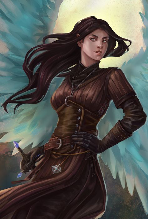 Dnd Aasimar, Aasimar Female, Dnd Cleric, Character Commission, Rpg Characters, Vibe Check, Fantasy Races, Dnd Art, Spooky Scary