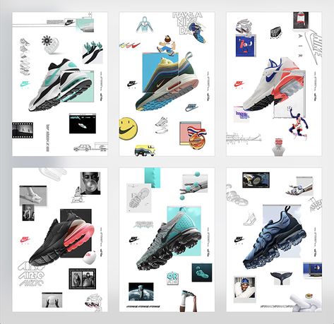 Shoe Advertising, Shoe Poster, Air Max Day, Shoes Ads, Poster Layout, Shoe Design, Maxon Cinema 4d, Man Vs, Catalog Design