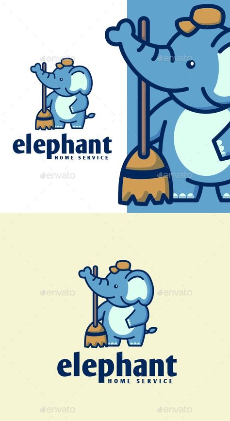 Cartoon Elephant Maid Character Mascot Logo - Animals Logo Templates Get it now!! #logo #designlogo #logos #logodesign #logopremium #brand #branding #business #company #abstract #creative #mascot #designoflogo #thelogo #thedesign #logotemplate #print #logocompany #logoesport #logoanimal #logoabstract #envato #envatomarket #graphicriver #premiumdesign #creativemarket #freepik #shutterstock #behance #dribbble Mascot Logo Design Creative, Fair Trade Logo, Maid Character, Elephant Mascot, Animals Logo, Character Mascot, Character Logo, Vintage Logos, Cartoon Elephant