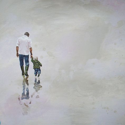 Father Art, Collage Foto, Human Figure Sketches, Watercolor Projects, Beach Watercolor, Figure Sketching, Painting People, Watercolor Ideas, Desenho Tattoo