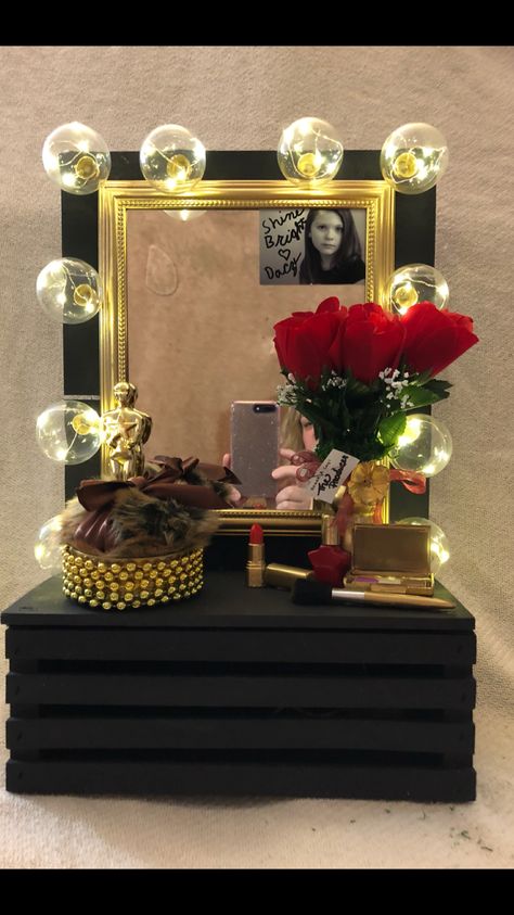 Valentine’s Day Box Theater Vanity Valentines Day Box Ideas For Adults, Makeup Vanity Valentine Box Ideas, Makeup Valentine Box Ideas, Vanity Valentine Box Ideas, Vanity Valentines Boxes, Mini Dresser, Girls Valentines Boxes, Valentines Day Box, Holiday Nails Diy