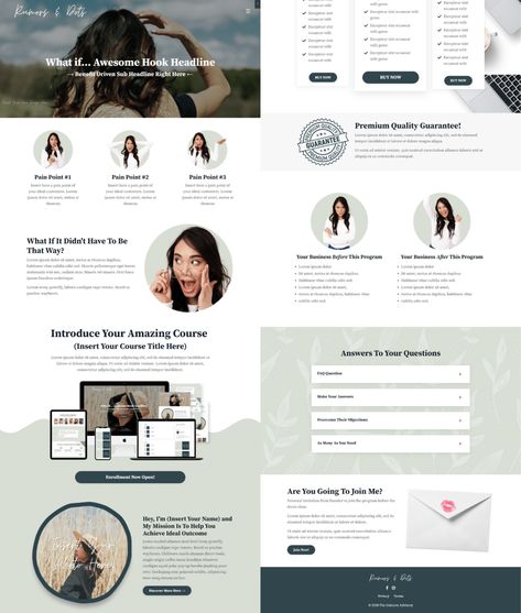 Kajabi Website, Ecommerce Startup, Online Course Creation, Creative Wedding Invitations, Theme Template, Website Themes, The Unicorn, Page Template, Banner Template